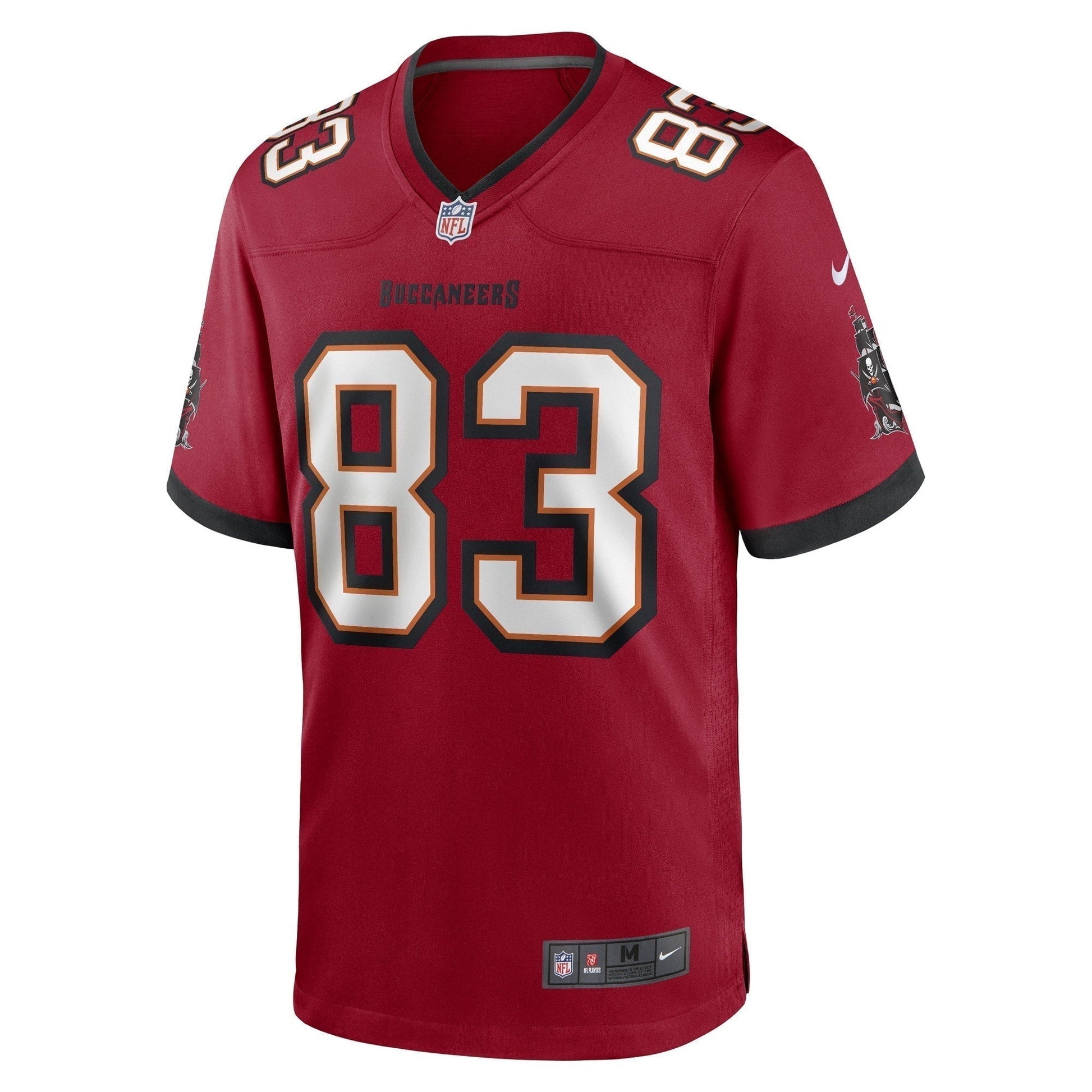 Deven Thompkins Tampa Bay Buccaneers Game Jersey - Red football jersey product view 2