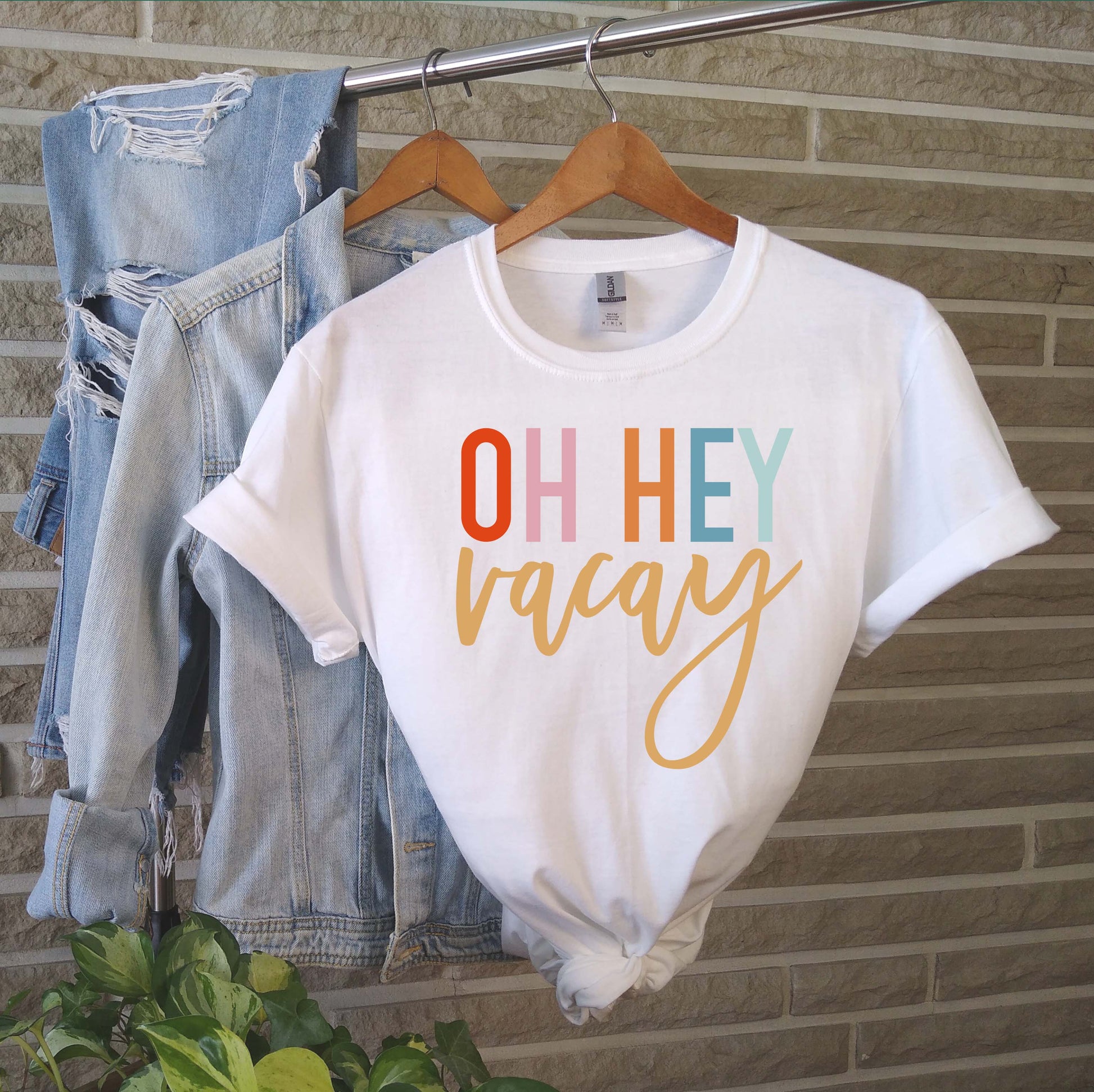 Oh Hey Vacay Unisex T-shirt, Sweatshirt, Hoodie, Long Sleeve Tee - T-Shirt, Sweatshirt, Hoodie