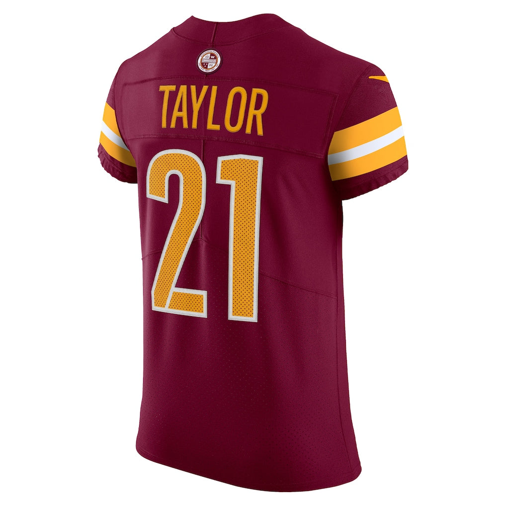 W.Commanders#21 Sean TaylorBurgundy Vapor Elite Retired Player Jersey football jersey product view 1