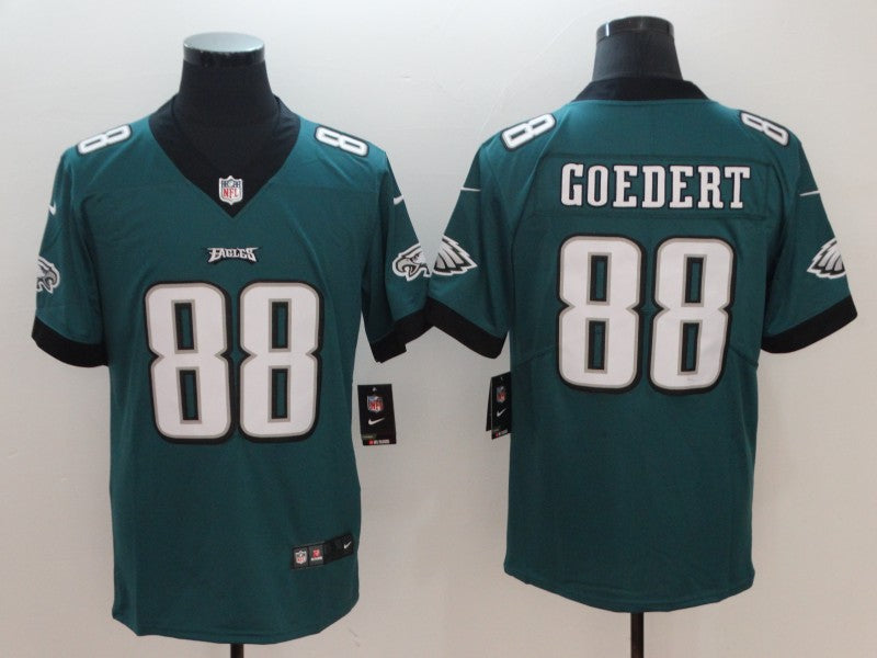 Men's Philadelphia Eagles Dallas Goedert Midnight Green Game Jersey football jersey product view 1