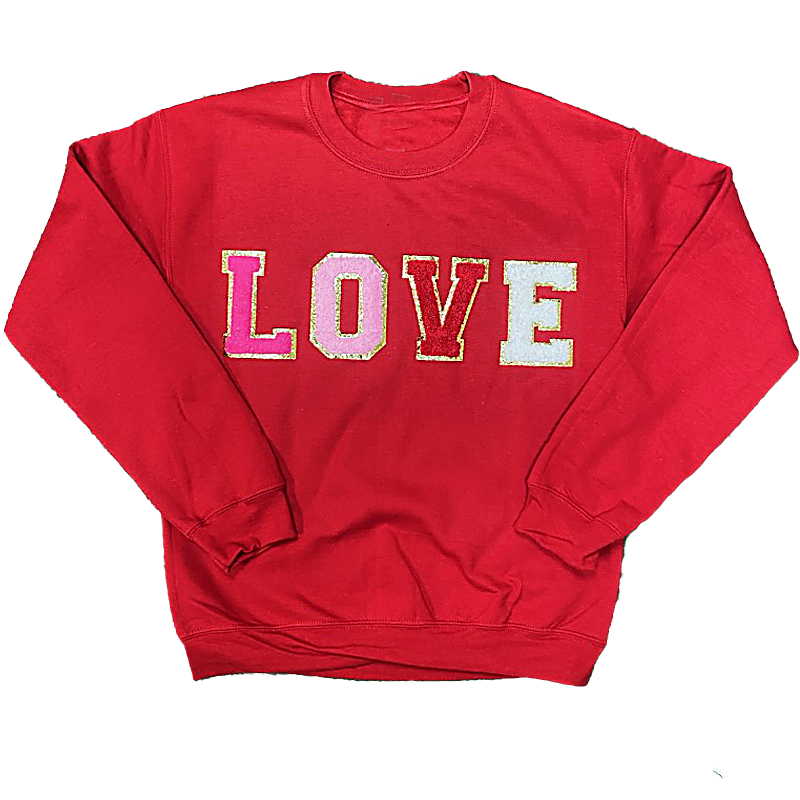 SW-6723 Love-Red Sweatshirt Unisex T-shirt, Sweatshirt, Hoodie, Long Sleeve Tee - T-Shirt, Sweatshirt, Hoodie