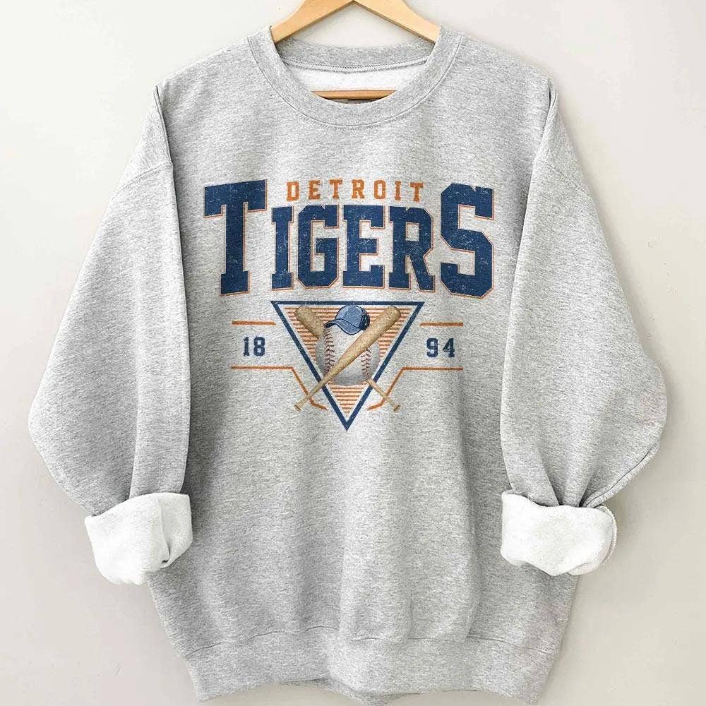 Vintage Detroit Baseball Est. 1894 Retro Shirt Unisex T-shirt, Sweatshirt, Hoodie, Long Sleeve Tee - T-Shirt, Sweatshirt, Hoodie