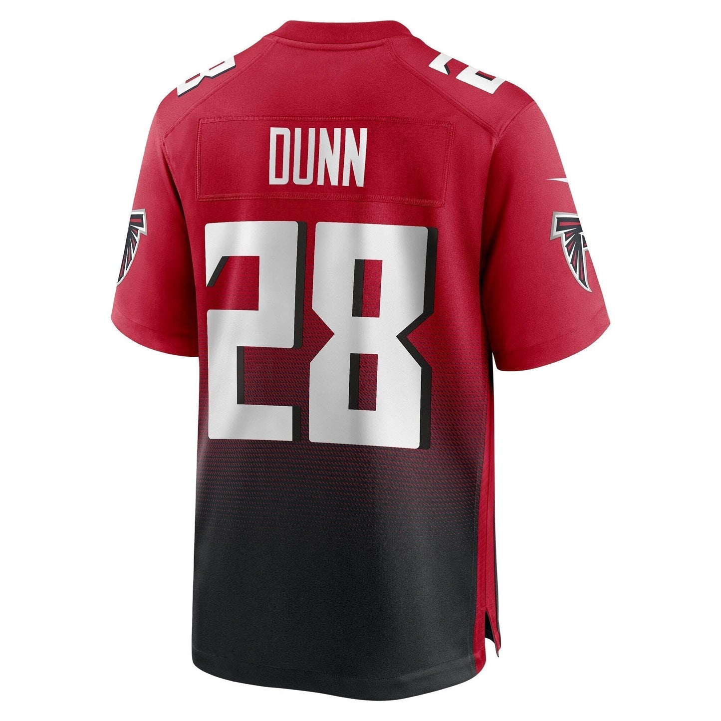 Warrick Dunn Atlanta Falcons Retired Alternate Game Jersey - Red football jersey product view 3
