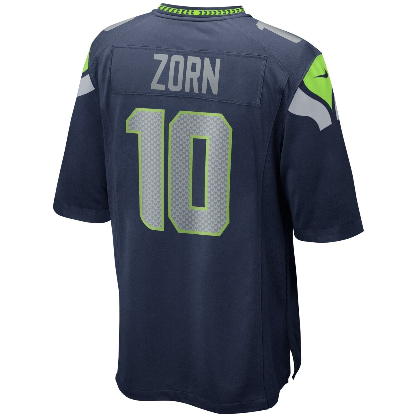 Jim Zorn Seattle Seahawks Game Retired Jersey - College Navy football jersey product view 3
