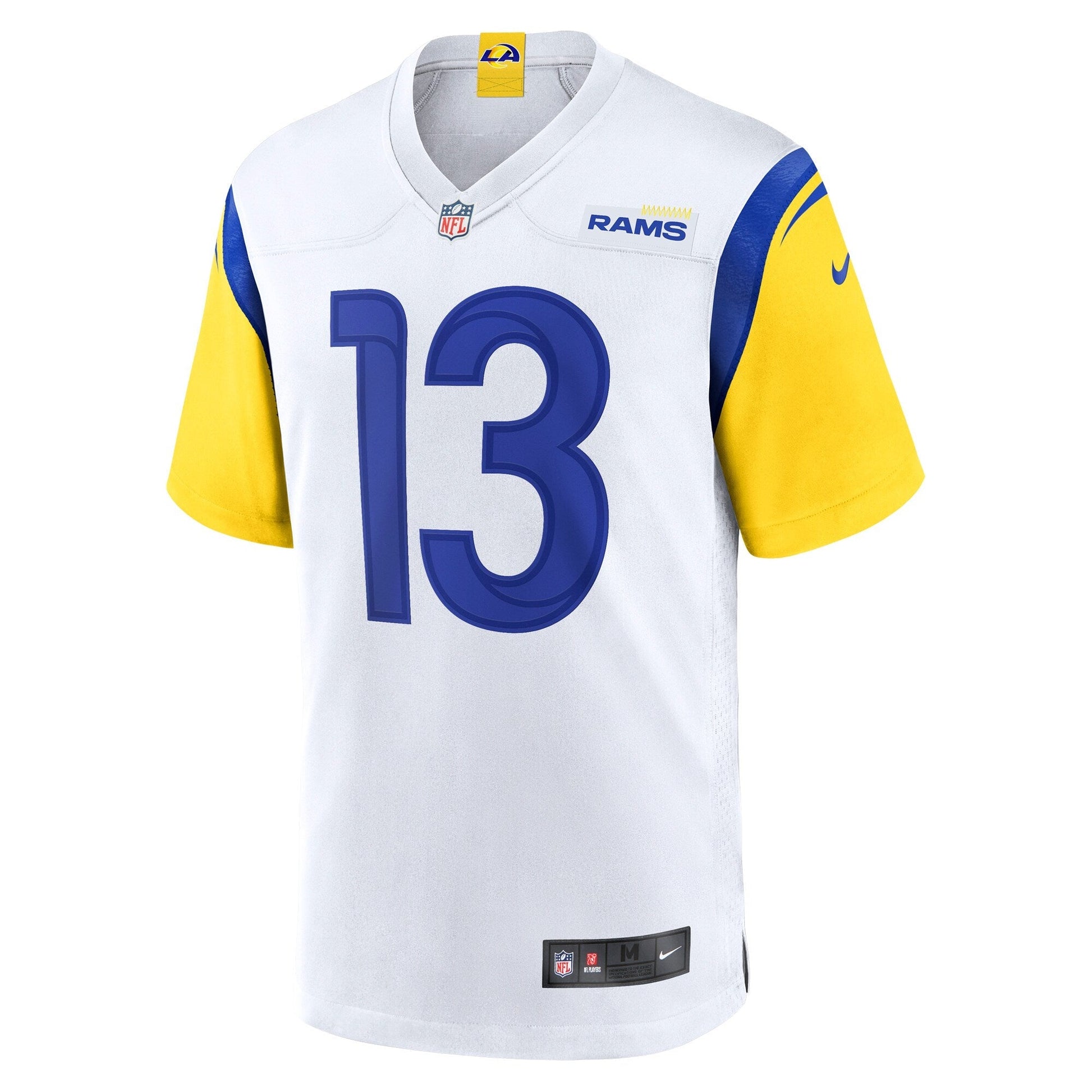 Stetson Bennett Los Angeles Rams Game Jersey - White football jersey product view 2