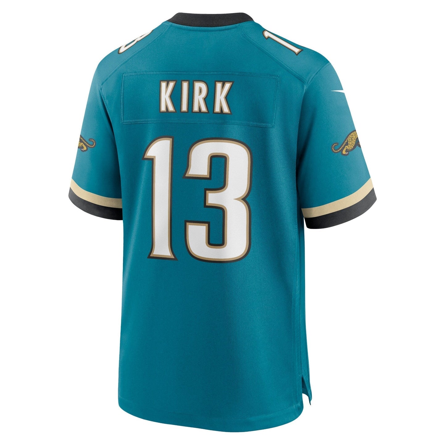 Christian Kirk Jacksonville Jaguars Prowler Throwback Game Jersey - Teal football jersey product view 3