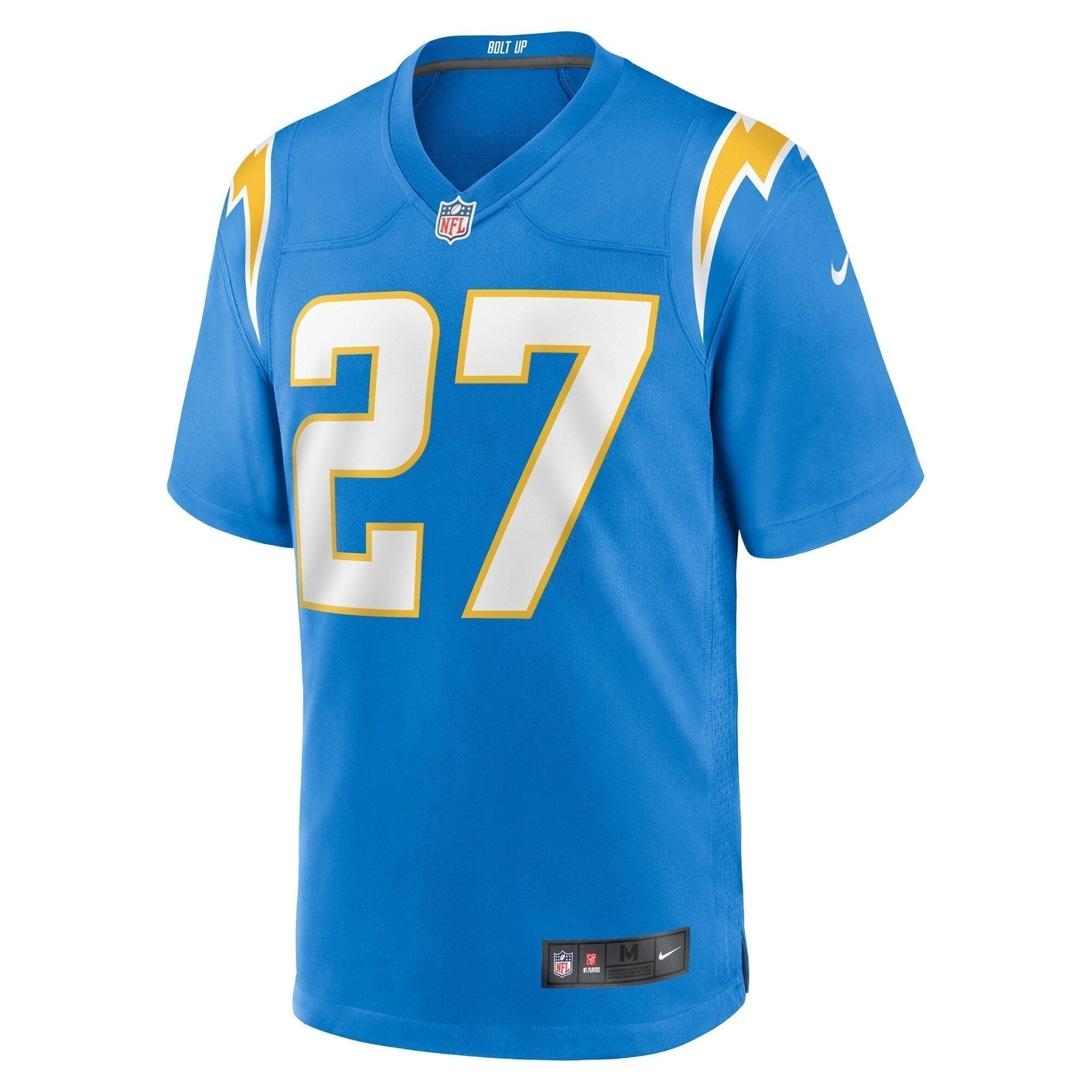 J.K. Dobbins Los Angeles Chargers Team Game Jersey - Powder Blue football jersey product view 2