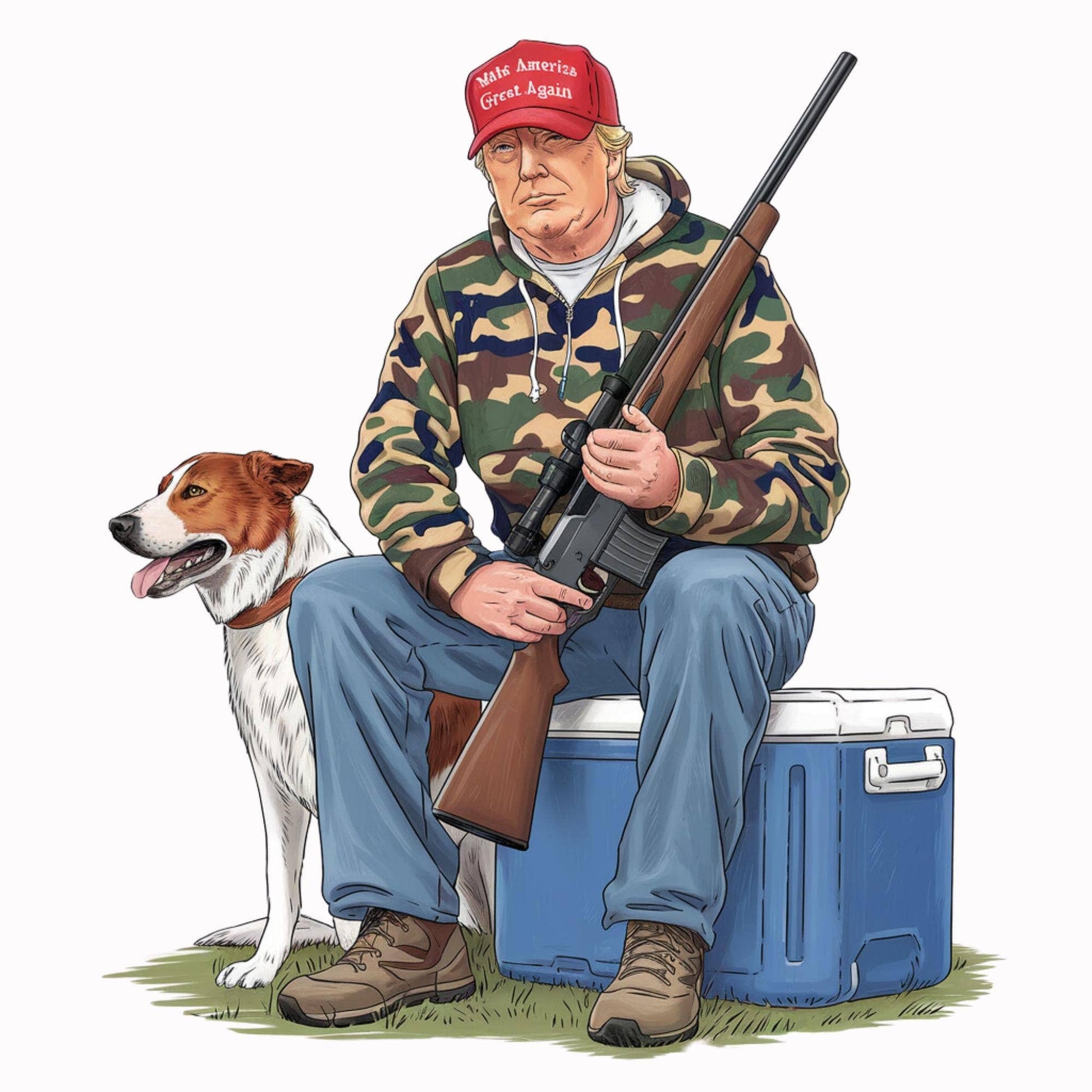 Rebel Republican Outdoors Maga Hunting Fishing Camo Tee Unisex T-shirt, Sweatshirt, Hoodie, Long Sleeve Tee - T-Shirt, Sweatshirt, Hoodie