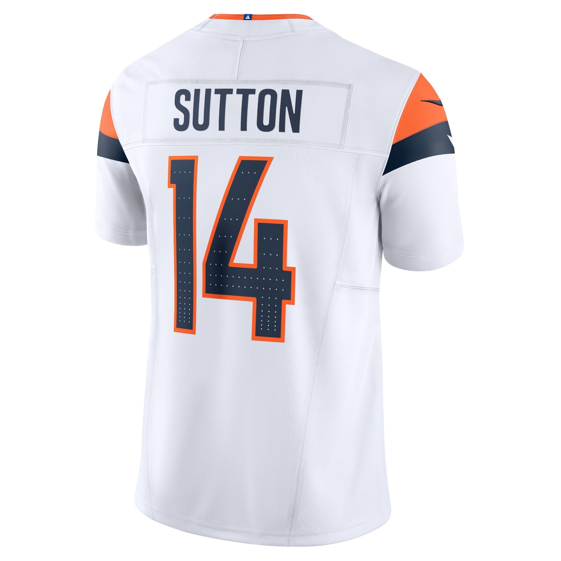 Courtland Sutton Denver Broncos Mile High Collection Vapor F.U.S.E. Limited Jersey - White football jersey product view 3