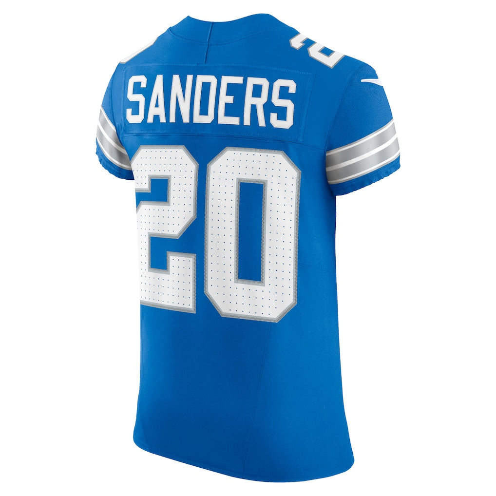 D.Lions #20 Barry Sanders Blue Vapor F.U.S.E. Elite Jersey football jersey product view 1