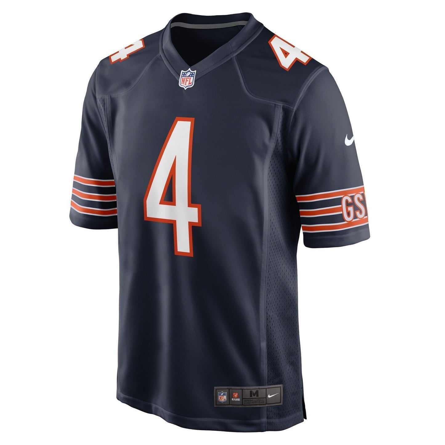 D'Andre Swift Chicago Bears Game Jersey - Navy football jersey product view 2