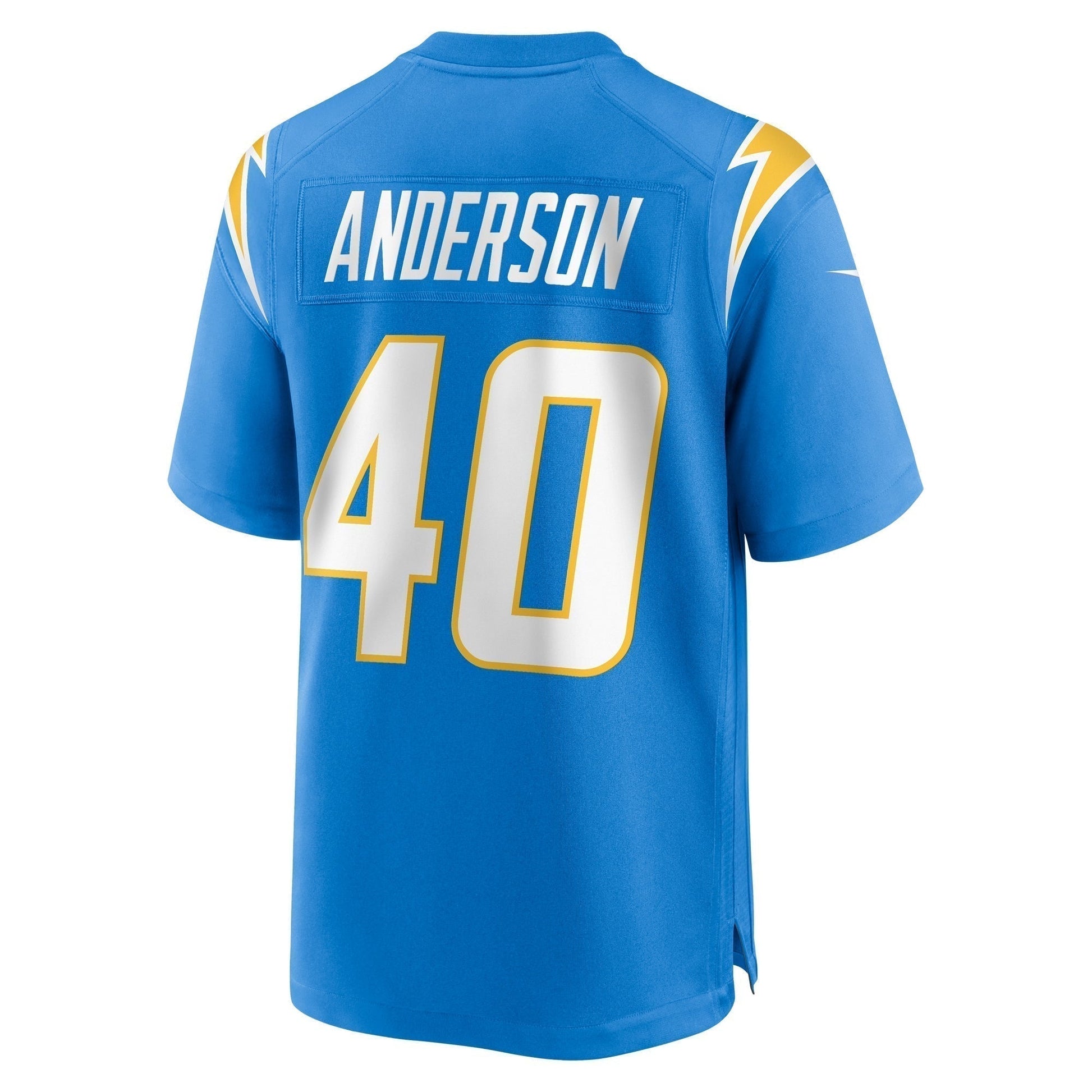 Stephen Anderson Los Angeles Chargers Game Jersey - Powder Blue football jersey product view 3