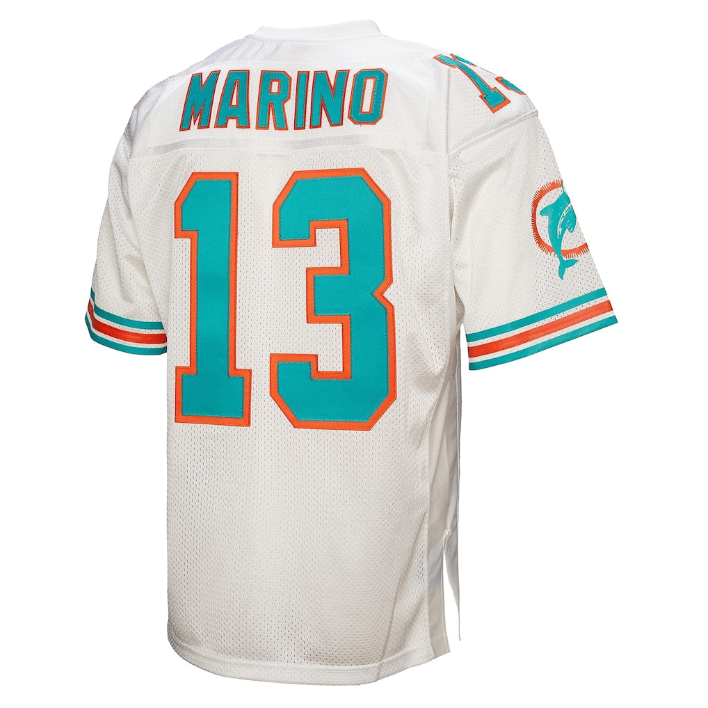 M.Dolphins #13 Dan Marino 1994 White Authentic Throwback Retired Player Jersey football jersey product view 1