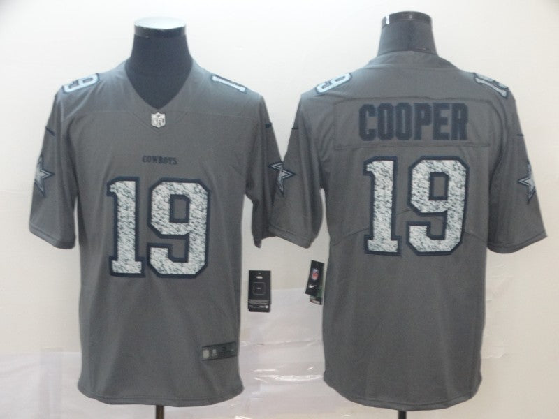Men's Dallas Cowboys Amari Cooper #19 Gray Player Game Jersey1 football jersey product view 1