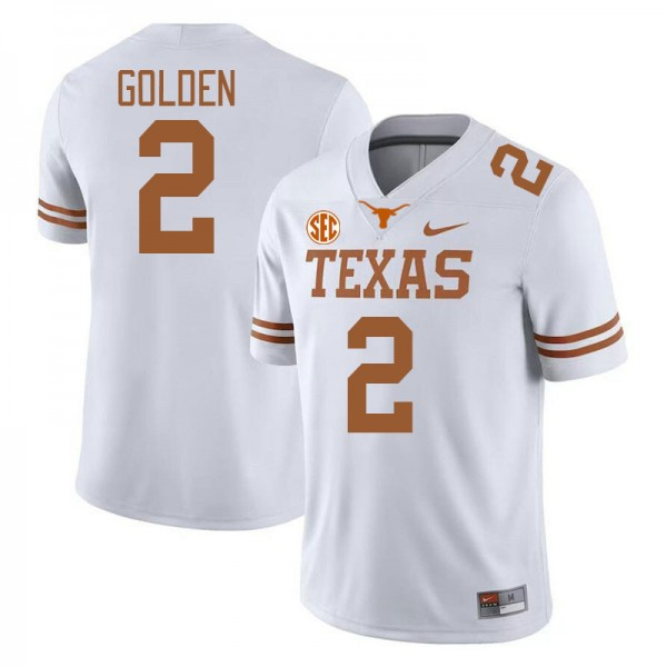 White Texas Longhorns Jersey football jersey product view 1