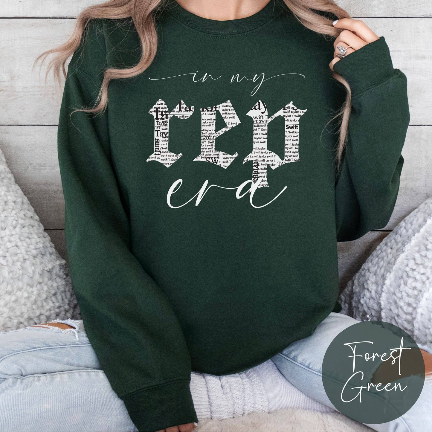 Era Cozy Crewneck Taylor Swiftie Merch For Valentine's Day Unisex T-shirt, Sweatshirt, Hoodie, Long Sleeve Tee - T-Shirt, Sweatshirt, Hoodie