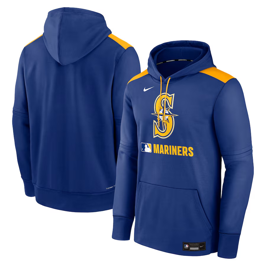 Seattle Mariners Performance Pullover Red Hoodie baseball jersey product view 1