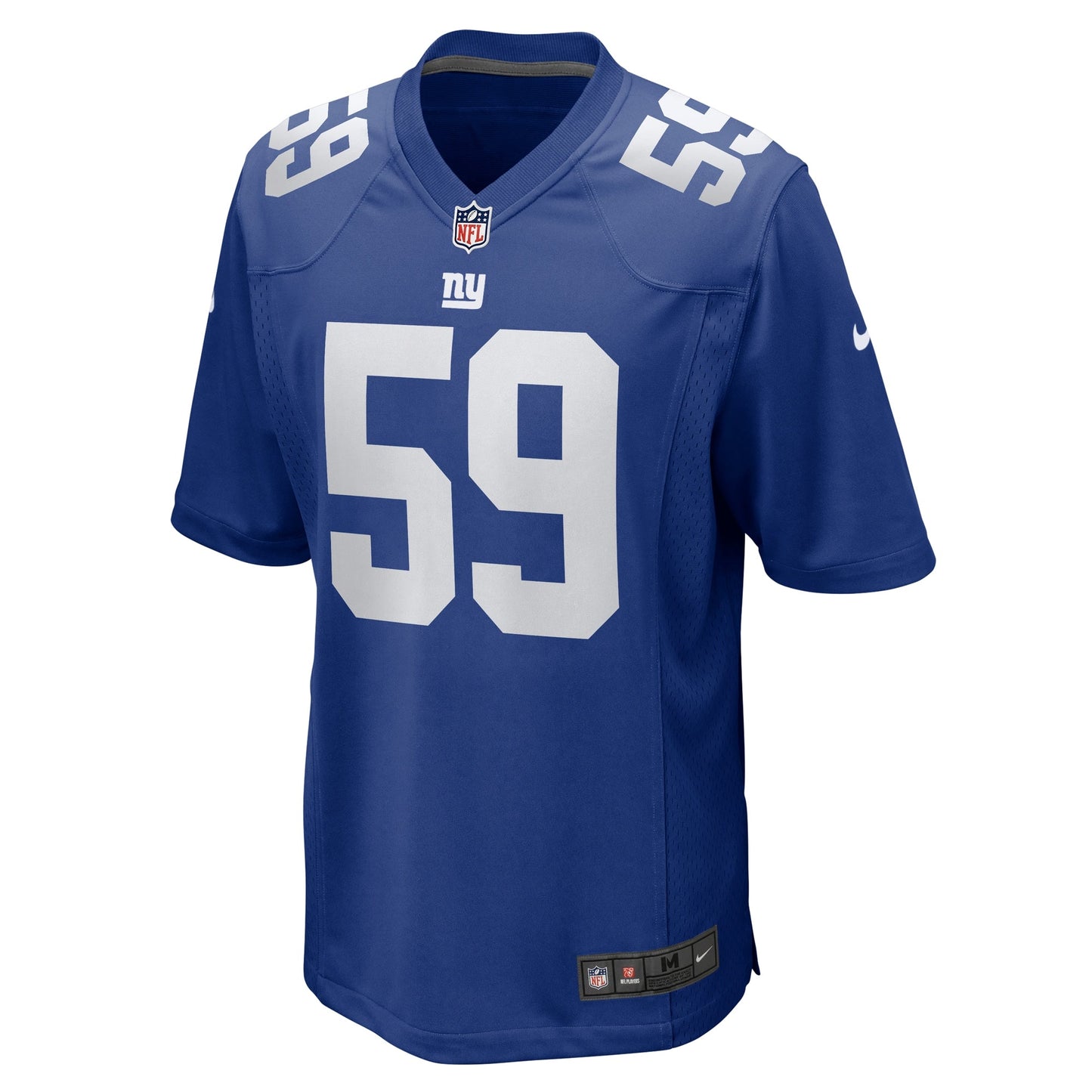 Casey Kreiter New York Giants Team Game Jersey - Royal football jersey product view 2
