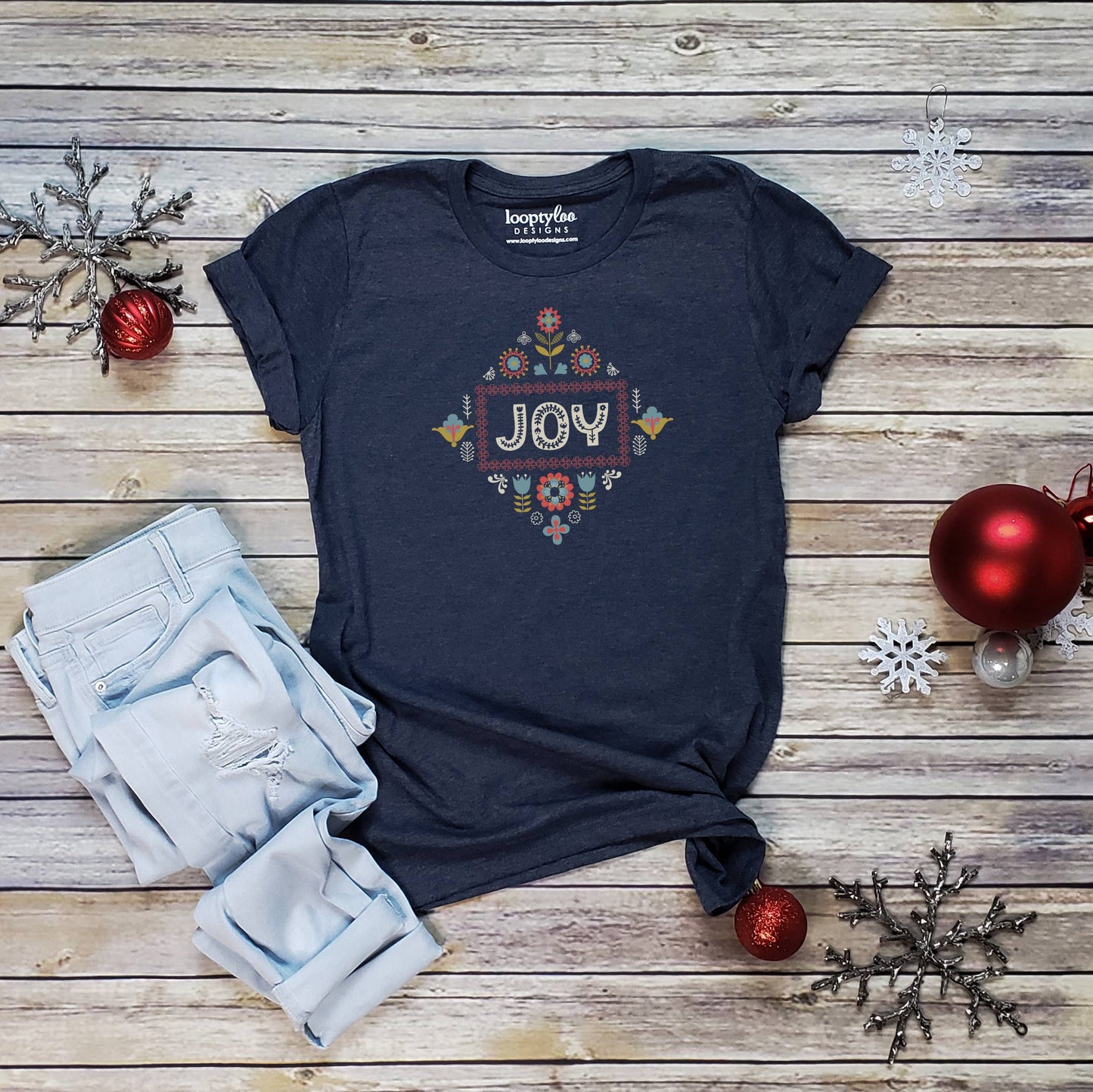 Nordic Joy Tee | Christmas | Sizes XS-2XL Unisex T-shirt, Sweatshirt, Hoodie, Long Sleeve Tee - T-Shirt, Sweatshirt, Hoodie