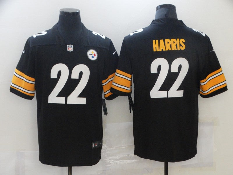 Men's Pittsburgh Steelers Najee Harris Black Game Jersey football jersey product view 1