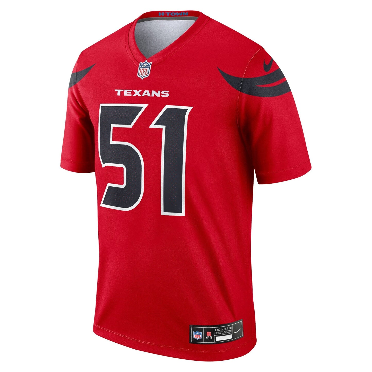 Will Anderson Jr. Houston Texans Legend Jersey - Red football jersey product view 2