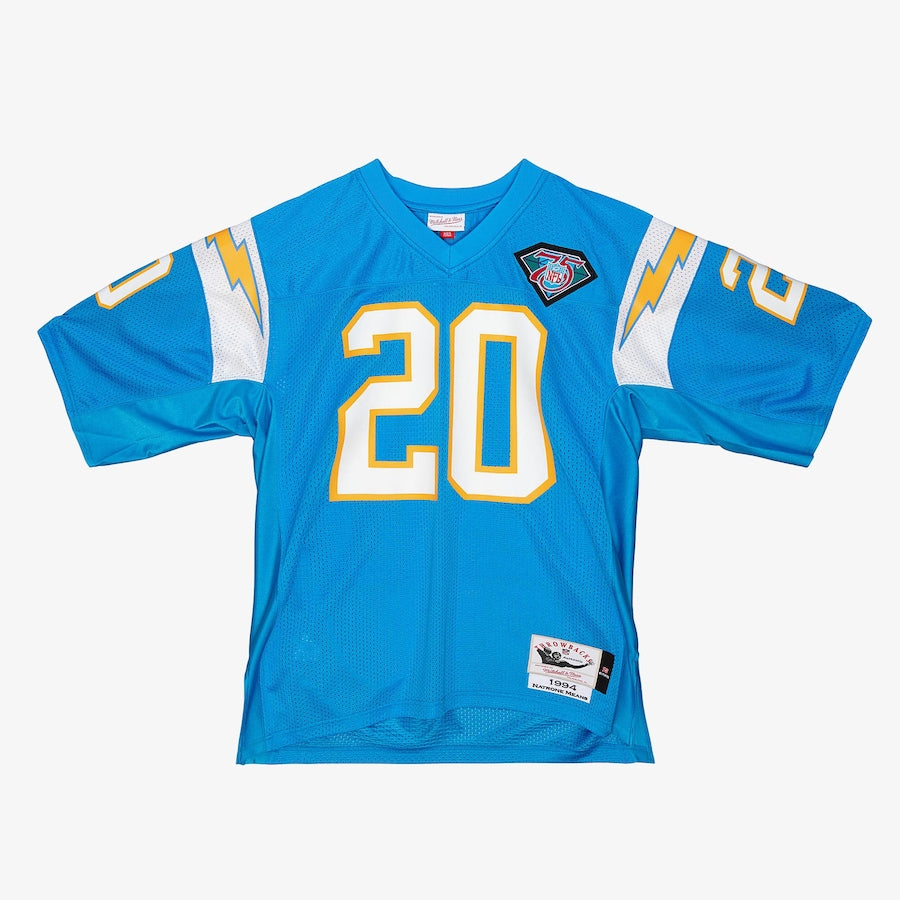 Men's Natrone Means Powder Blue San Diego Chargers 1994 Jersey football jersey product view 1