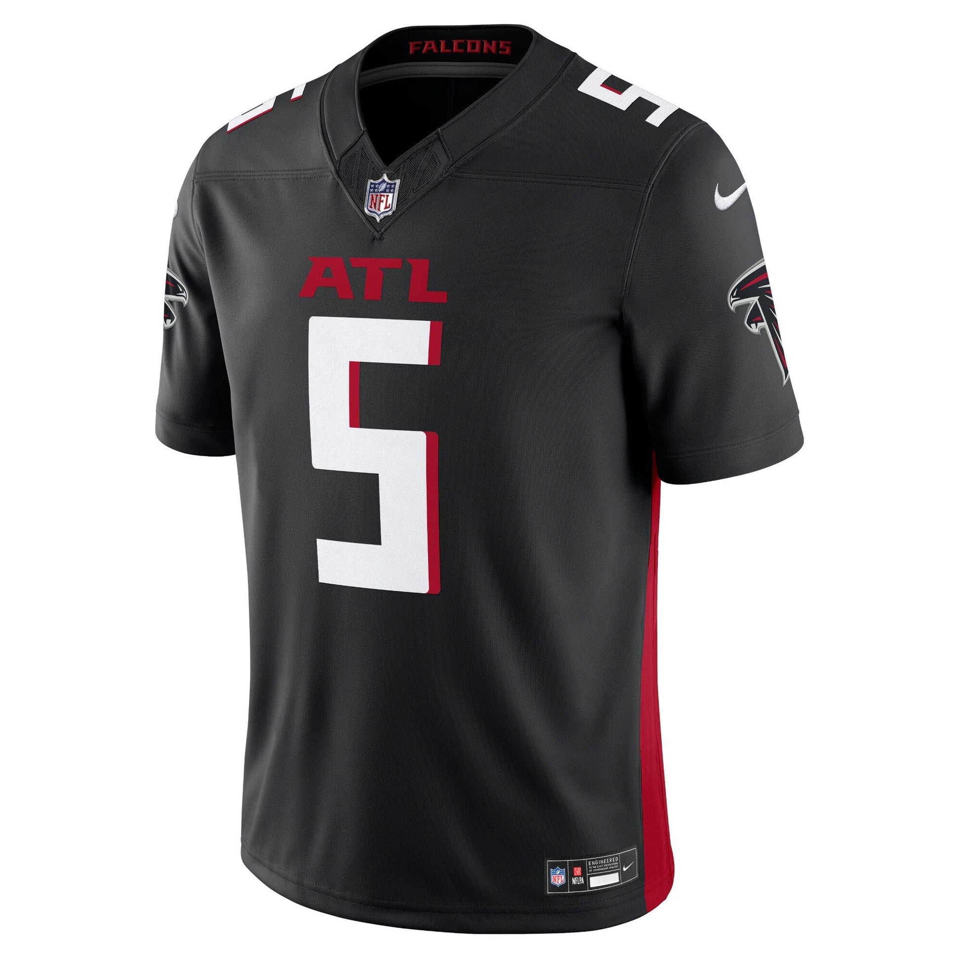Drake London Atlanta Falcons Vapor F.U.S.E. Limited Jersey - Black football jersey product view 2