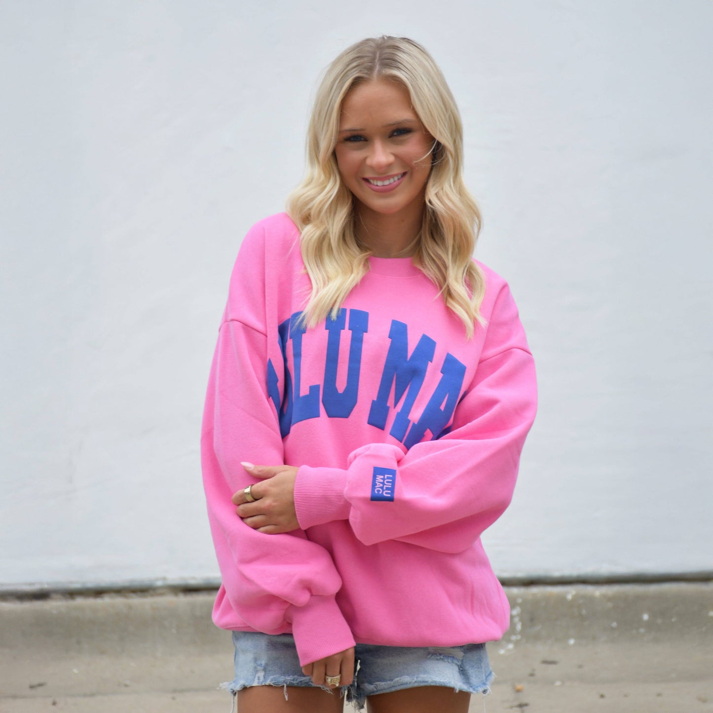 LM-SW-1007 Pink/Royal Puff Unisex T-shirt, Sweatshirt, Hoodie, Long Sleeve Tee - T-Shirt, Sweatshirt, Hoodie