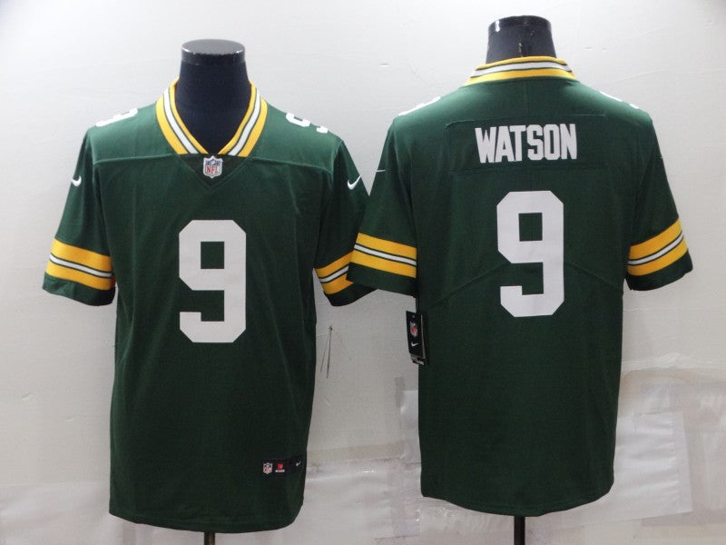Men's Green Bay Packers Christian Watson #9 Green Game Jersey1 football jersey product view 1