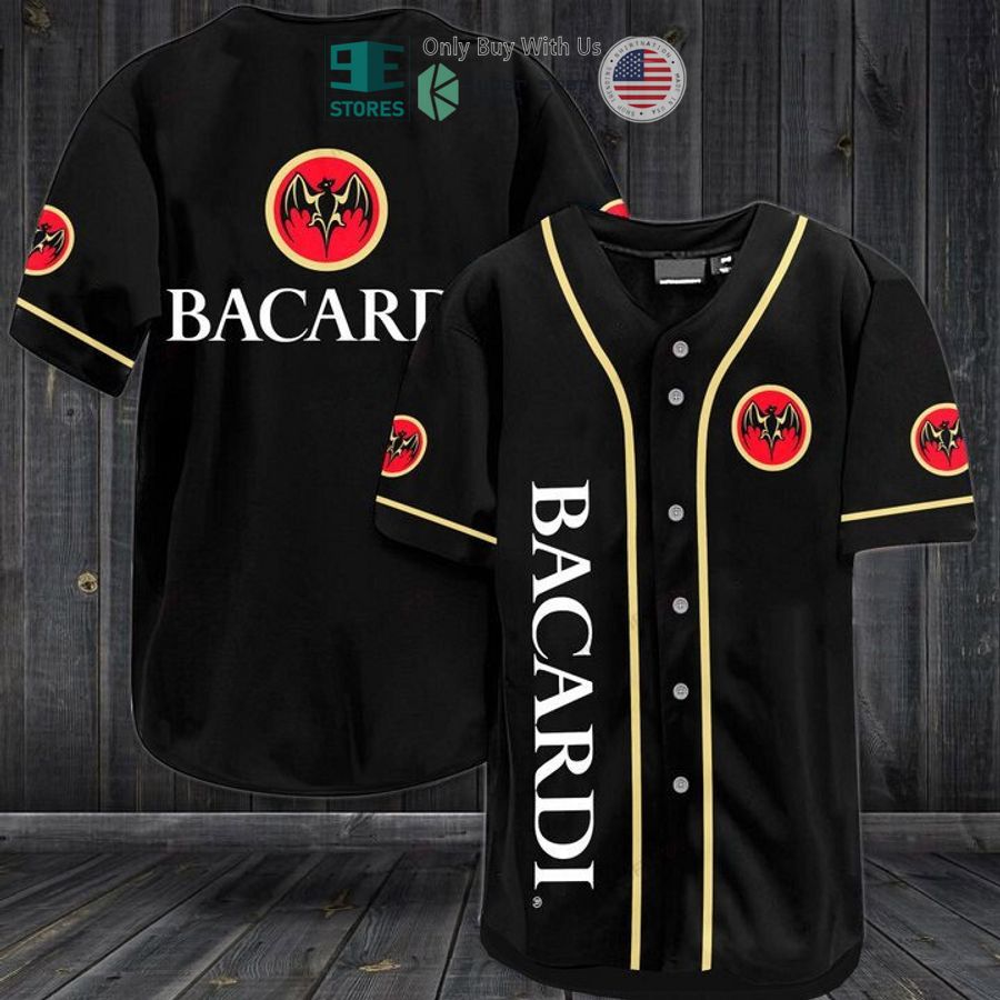 BEST Bacardi logo Baseball Jersey Unisex T-shirt, Sweatshirt, Hoodie, Long Sleeve Tee - T-Shirt, Sweatshirt, Hoodie