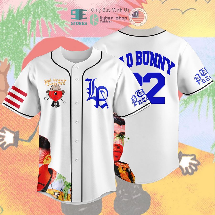 BEST Bad Bunny LA Un Verano Sin Ti Baseball Jersey Unisex T-shirt, Sweatshirt, Hoodie, Long Sleeve Tee - T-Shirt, Sweatshirt, Hoodie