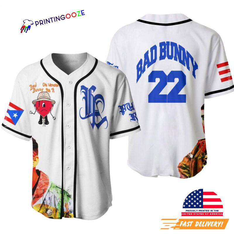 Bad Bunny Tour Dates, Un Verano Sin Ti Album Baseball Jersey Unisex T-shirt, Sweatshirt, Hoodie, Long Sleeve Tee - T-Shirt, Sweatshirt, Hoodie