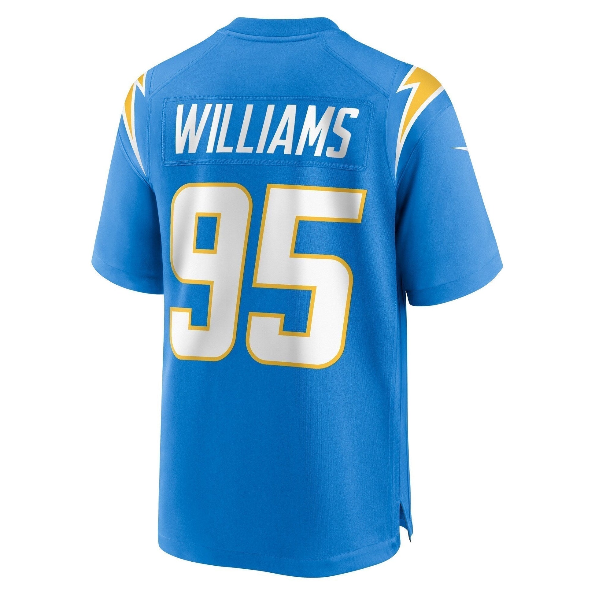 Nicholas Williams Los Angeles Chargers Team Game Jersey - Powder Blue football jersey product view 3