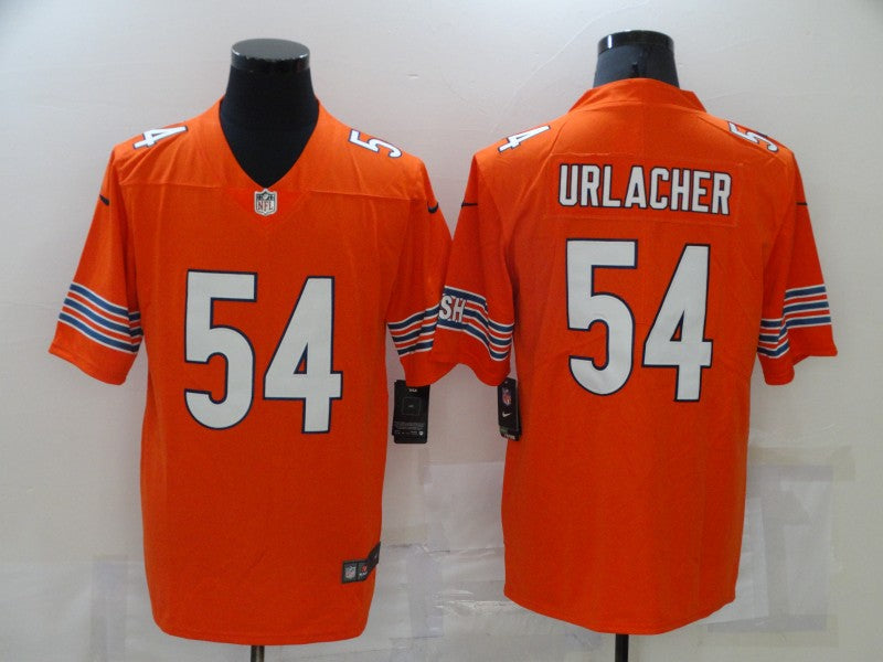 Men's Chicago Bears Brian Urlacher Orange Game Jersey football jersey product view 1