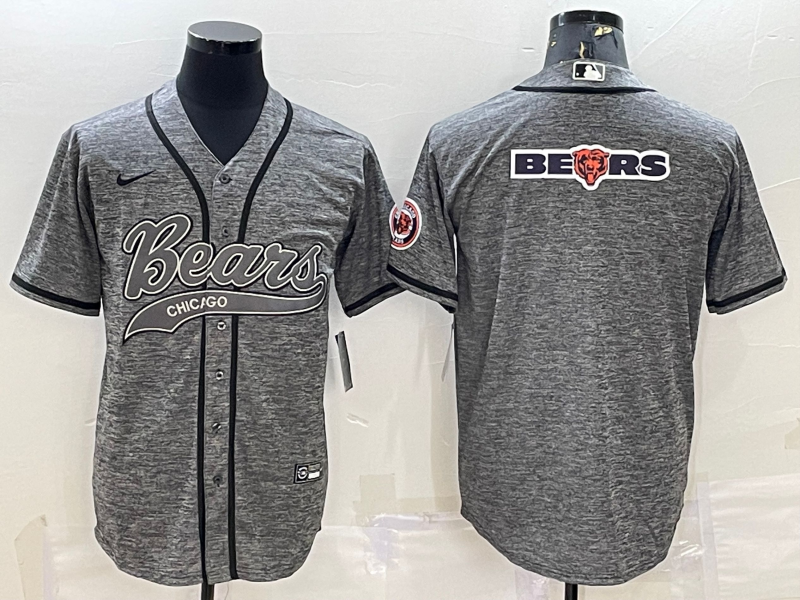 Men's Chicago Bears Gray Game Jersey1 football jersey product view 1