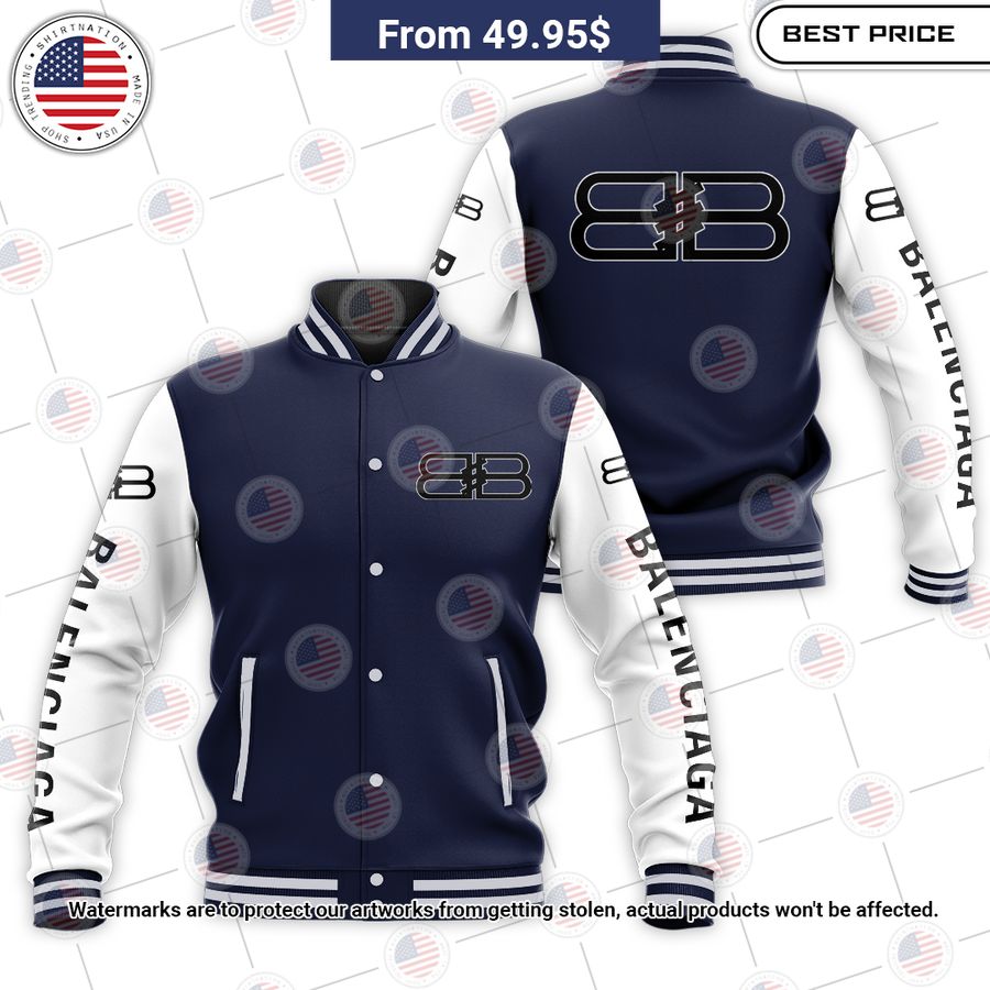 HOT Balenciaga Baseball Jacket Unisex T-shirt, Sweatshirt, Hoodie, Long Sleeve Tee - T-Shirt, Sweatshirt, Hoodie