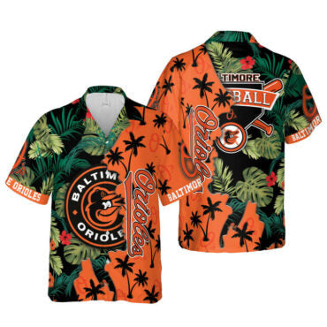 Baltimore Orioles Island Vibe Hawaiian Shirt Unisex T-shirt, Sweatshirt, Hoodie, Long Sleeve Tee - T-Shirt, Sweatshirt, Hoodie
