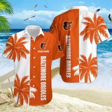 Baltimore Orioles Tropical Vibe Hawaiian Shirt Unisex T-shirt, Sweatshirt, Hoodie, Long Sleeve Tee - T-Shirt, Sweatshirt, Hoodie