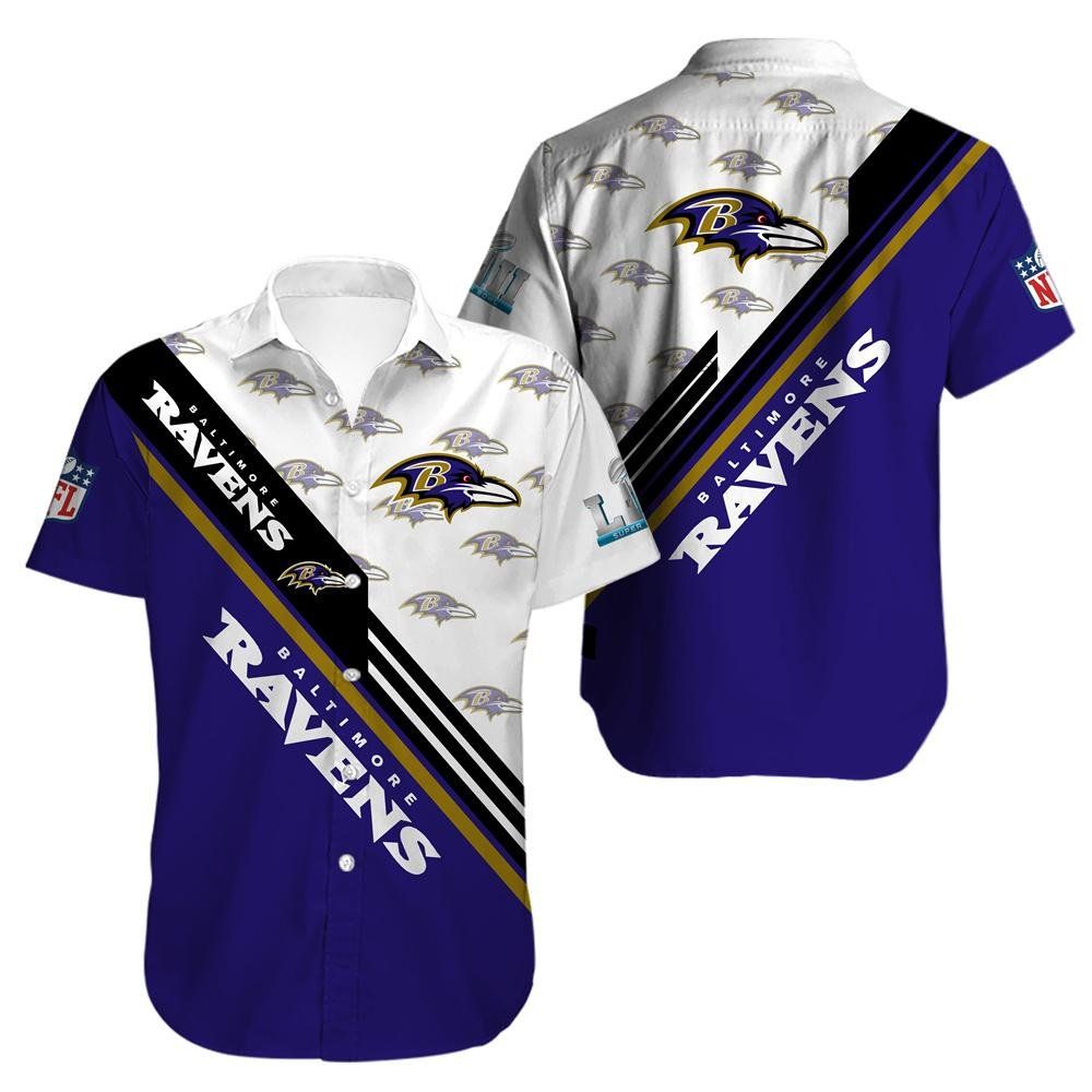 Baltimore Ravens Limited Edition Hawaiian Shirt Trendy Aloha Design 01 Unisex T-shirt, Sweatshirt, Hoodie, Long Sleeve Tee - T-Shirt, Sweatshirt, Hoodie