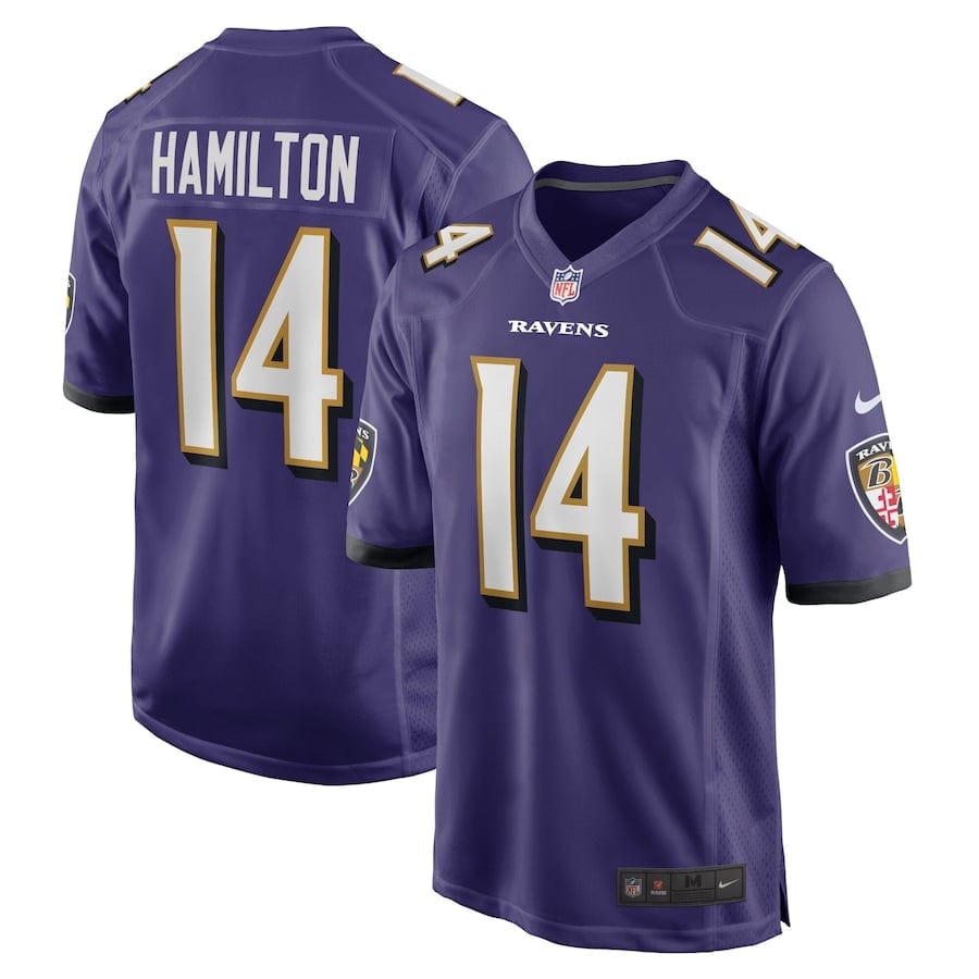 Kyle Hamilton Baltimore Ravens Jersey football jersey product view 1