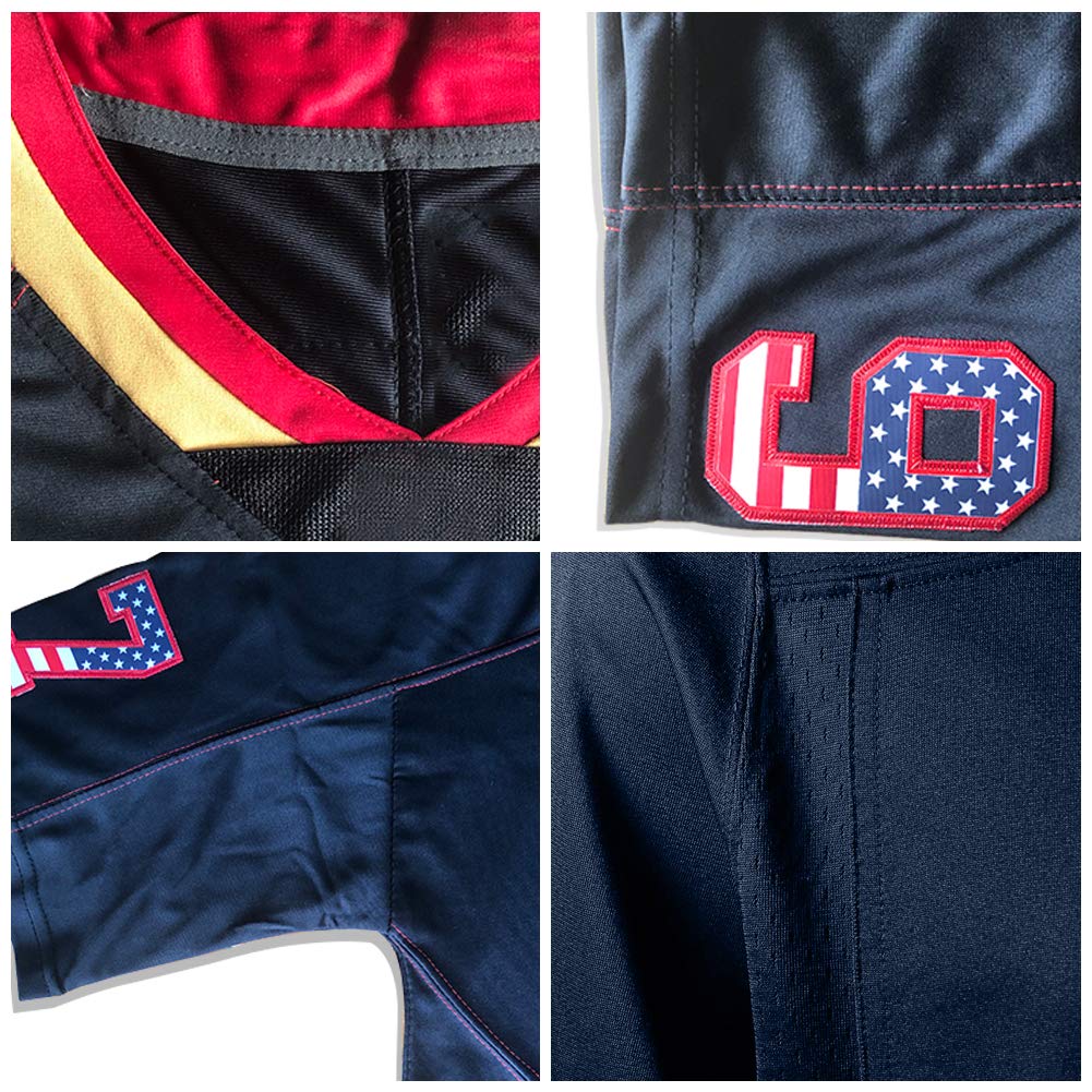 Custom B.Ravens Men's American Black USA Flag Fashion Vapor Limited Stitched Football Jerseys football jersey product view 3