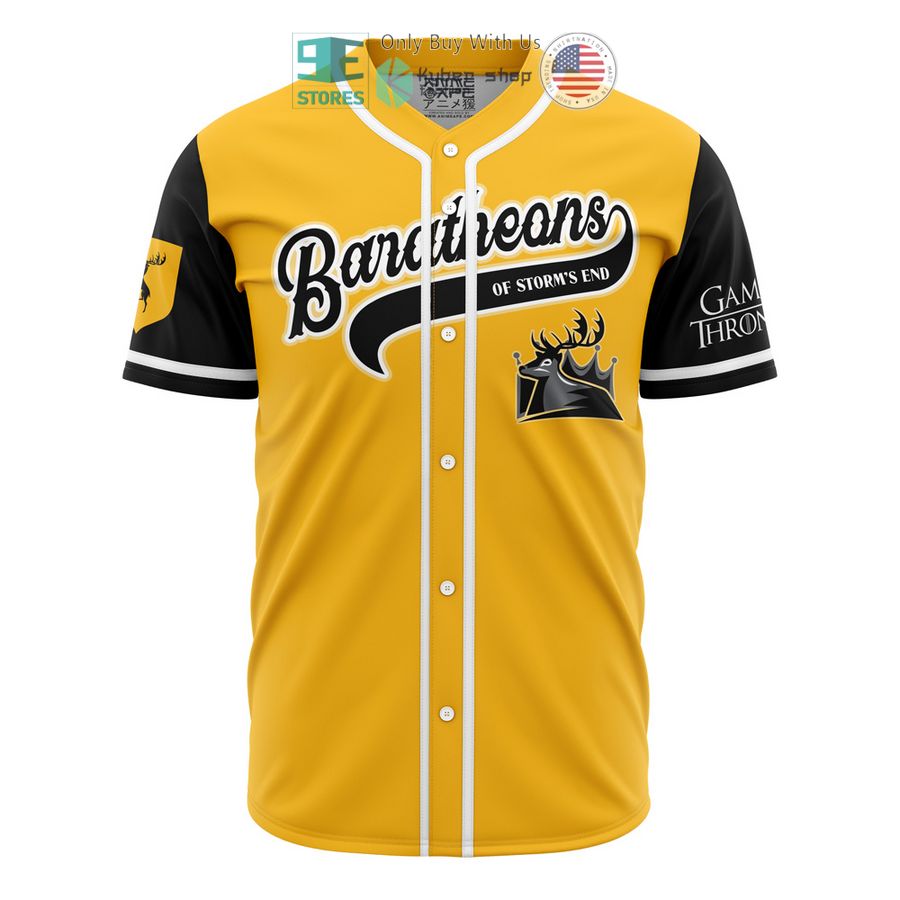 BEST Baratheons of Storm's End Game of Thrones Baseball Jersey Unisex T-shirt, Sweatshirt, Hoodie, Long Sleeve Tee - T-Shirt, Sweatshirt, Hoodie