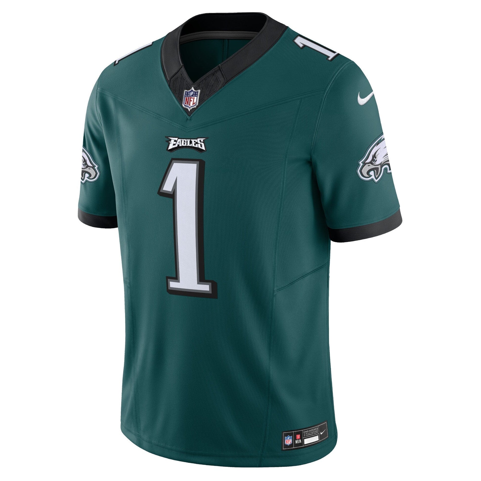 Jalen Hurts Philadelphia Eagles Vapor F.U.S.E. Limited Jersey - Green football jersey product view 2