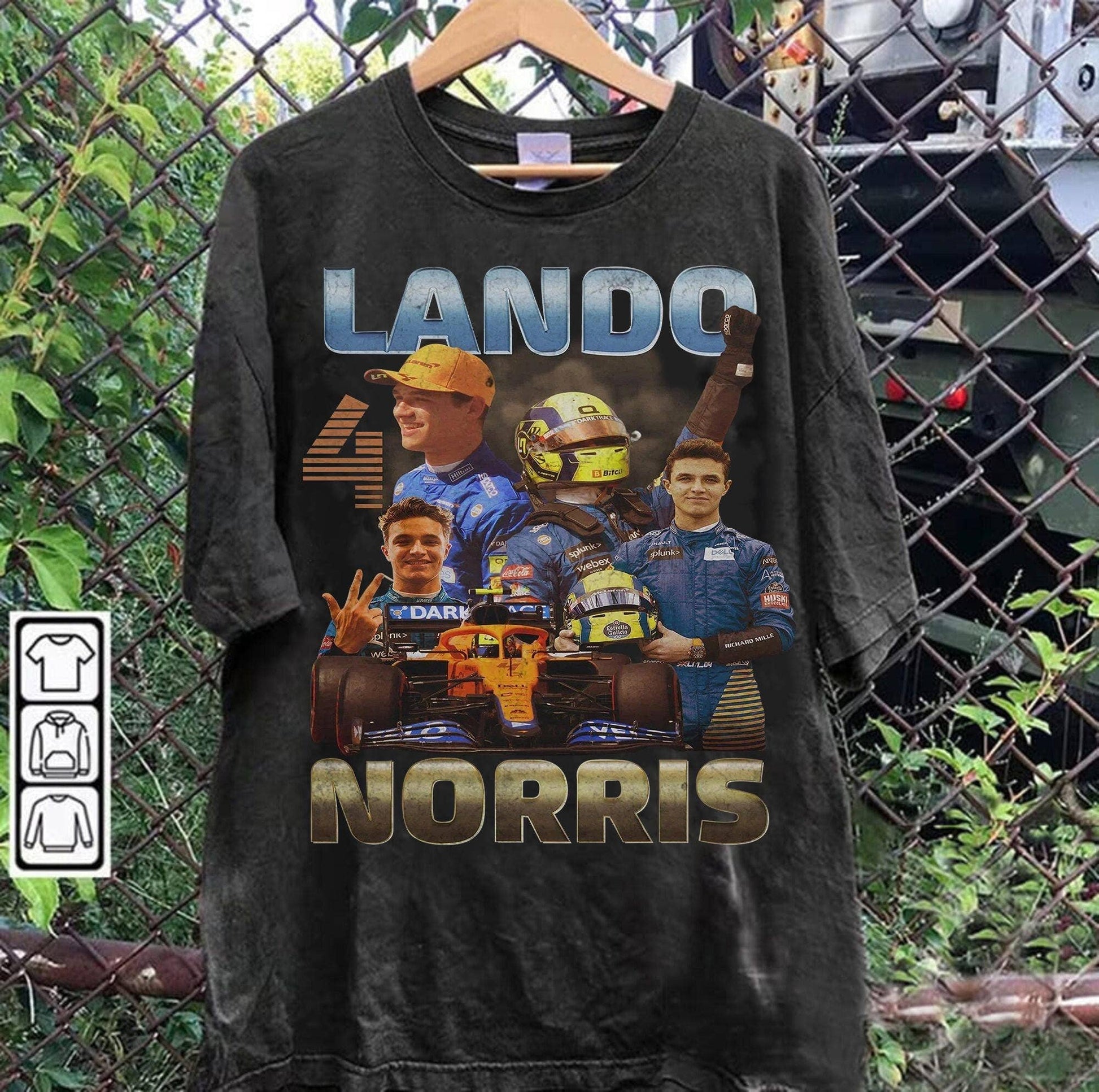 Lando Norris Vintage 90S Formula 1 Racing Tee Unisex T-shirt, Sweatshirt, Hoodie, Long Sleeve Tee - T-Shirt, Sweatshirt, Hoodie