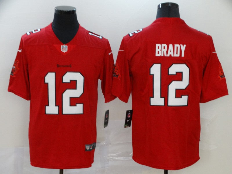 Men's Tampa Bay Buccaneers Tom Brady Red Game Player Jersey football jersey product view 1