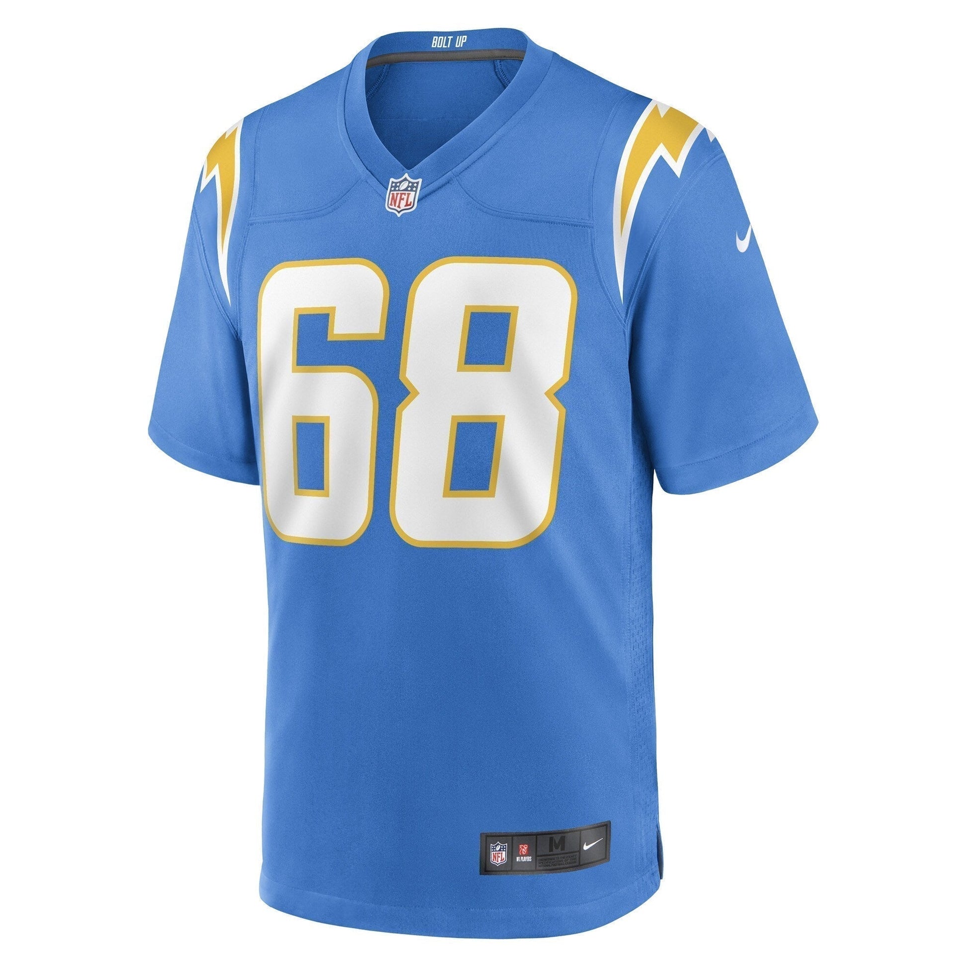 Jamaree Salyer Los Angeles Chargers Game Jersey - Powder Blue football jersey product view 2
