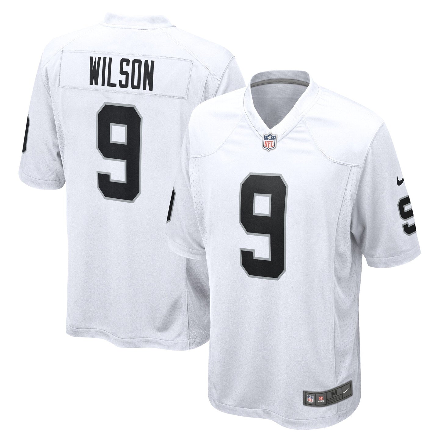 Tyree Wilson Las Vegas Raiders Game Jersey - White football jersey product view 1