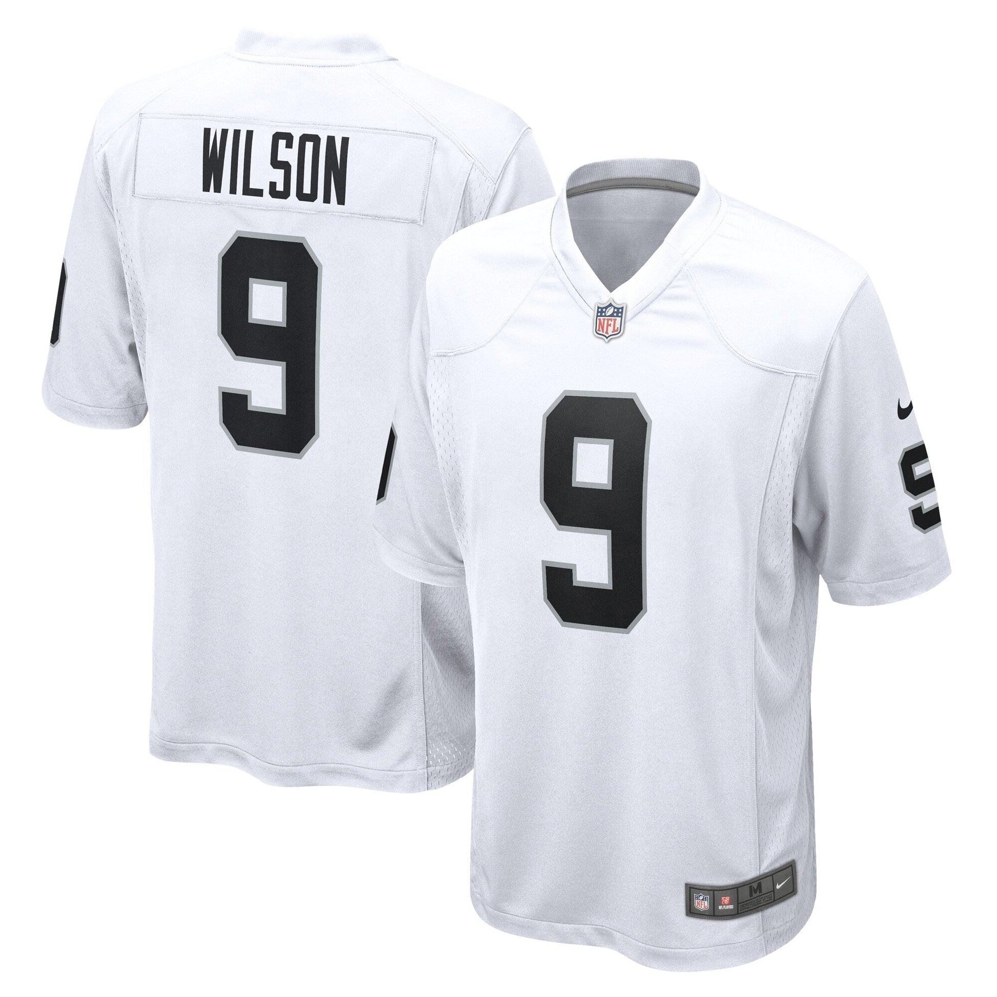 Tyree Wilson Las Vegas Raiders Game Jersey - White football jersey product view 1