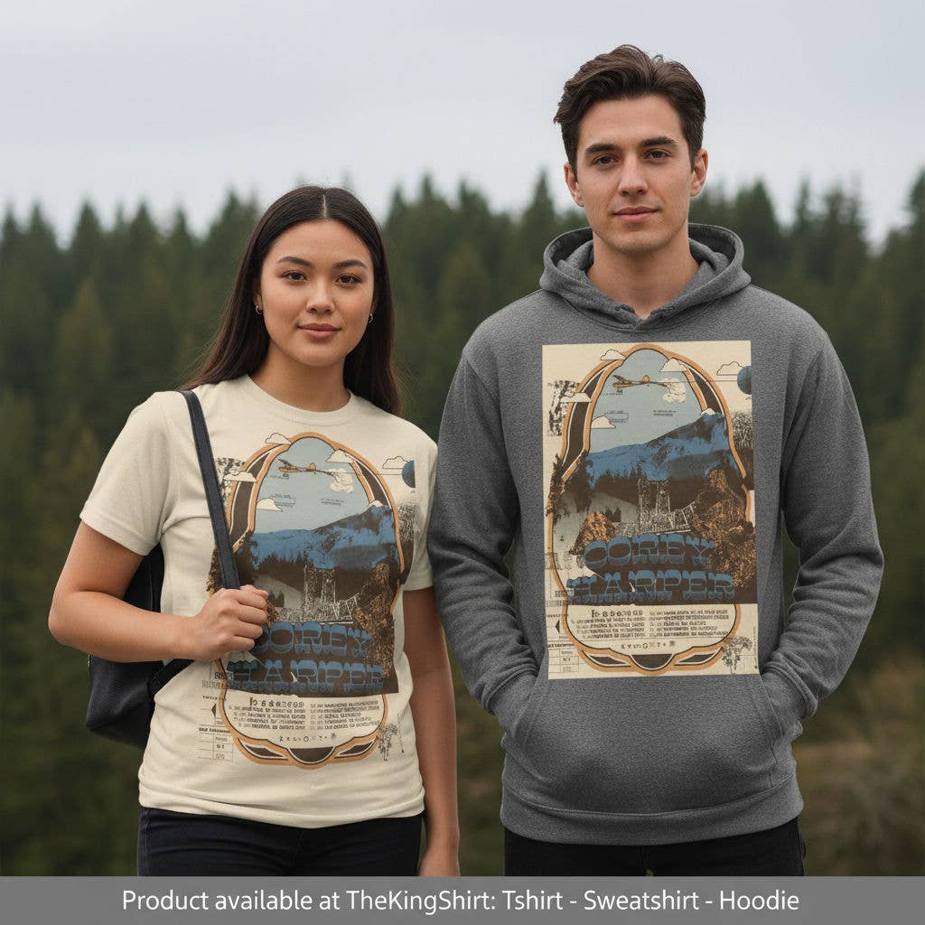 Corey Harper Tour 24 Poster T-Shirt Official Merchandise Unisex T-shirt, Sweatshirt, Hoodie, Long Sleeve Tee - T-Shirt, Sweatshirt, Hoodie