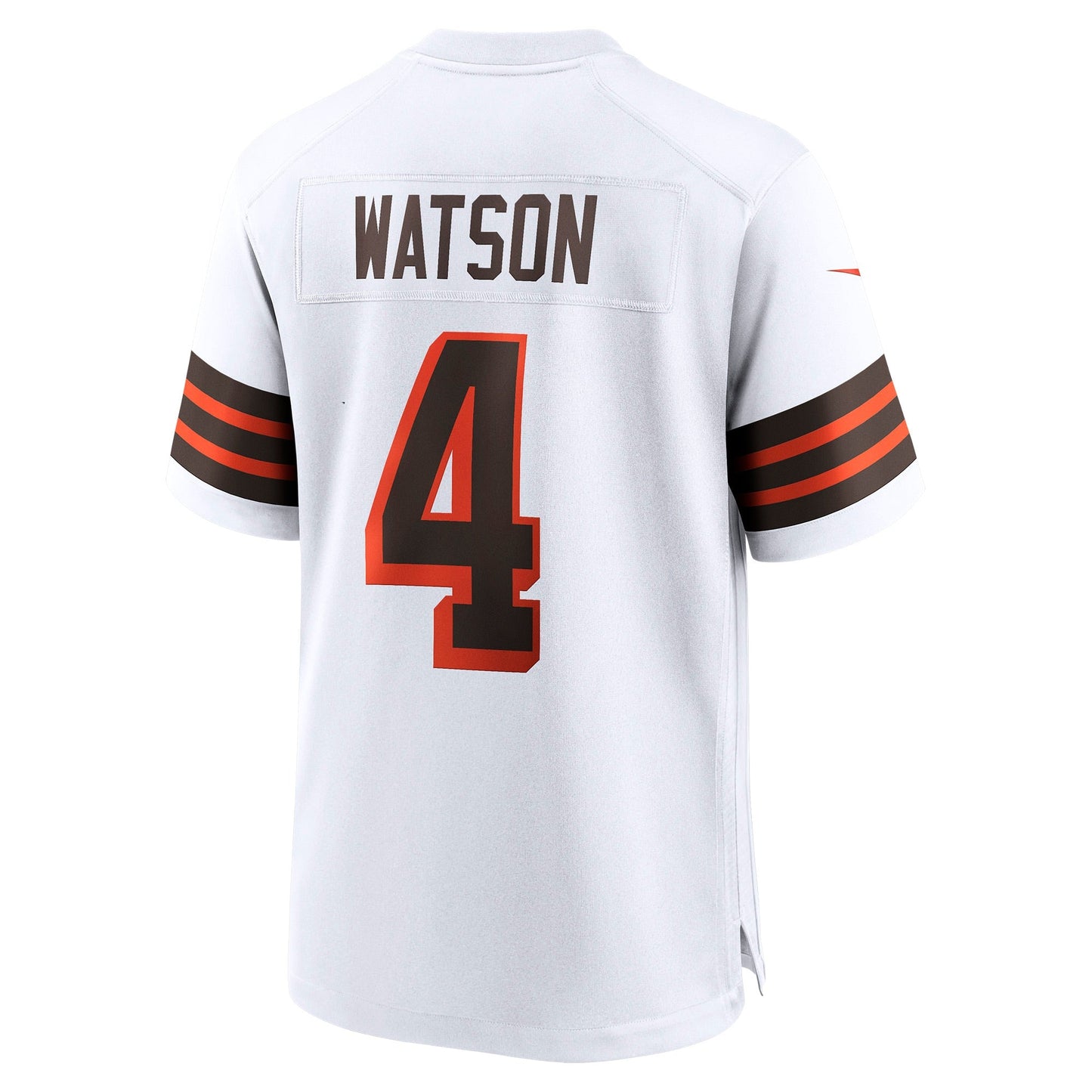 Deshaun Watson Cleveland Browns Alternate Game Jersey - White football jersey product view 3